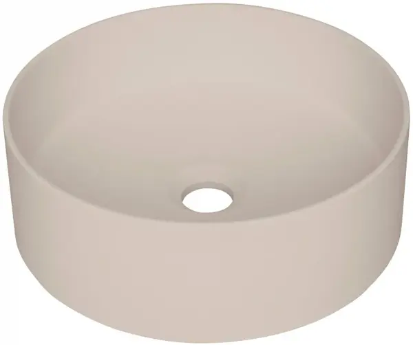 Lavoar din granit, montare blat, 36x36 cm, bej, Deante Silia