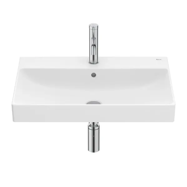 Lavoar dreptunghiular Roca Ona A327684000, 600 x 360 mm, montare pe perete, Alb