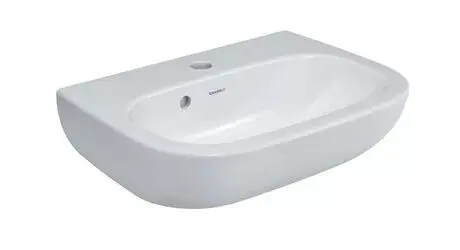 Lavoar Duravit D-Code 07054500002, montare pe perete, 45 x 34 cm, oval, Alb