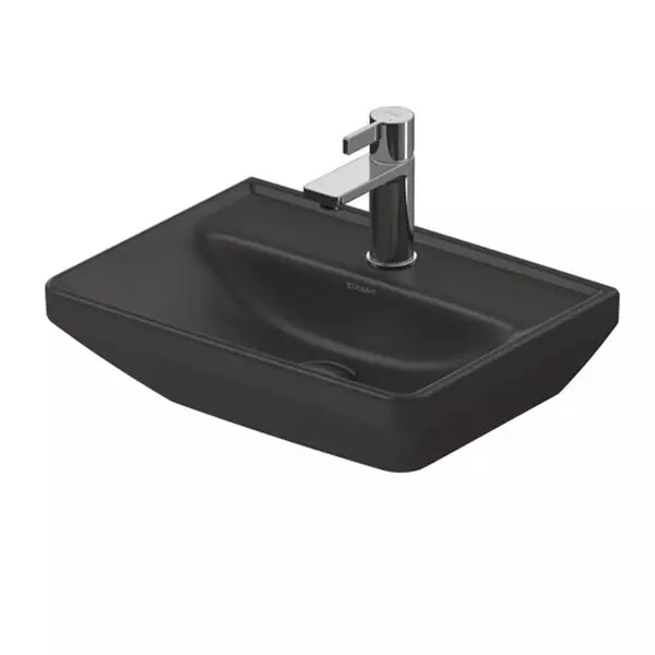 Lavoar Duravit D-Neo 0738451341, montare pe perete, 45 x 34 cm, dreptunghiular, Antracit mat