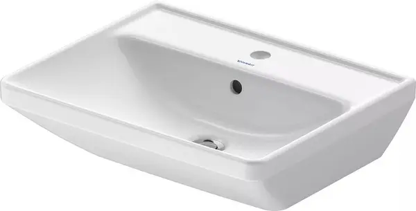 Lavoar Duravit D-Neo 2366550000, montare pe perete, 55 x 44 cm, dreptunghiular, Alb