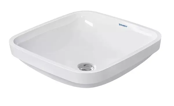 Lavoar Duravit DuraStyle 0373370000, montare in blat, 40 x 40 cm, patrat, Alb