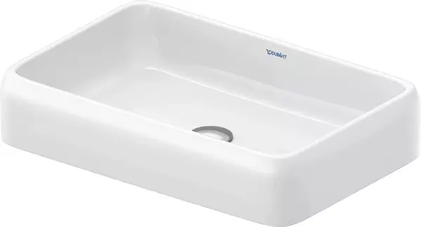 Lavoar Duravit Qatego 2383600079, montare pe blat, 60 x 40 cm, dreptunghiular, Alb