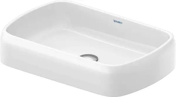 Lavoar Duravit Qatego 2384600079, montare pe blat, 60 x 40 cm, dreptunghiular, Alb