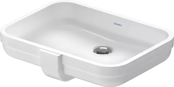 Lavoar Duravit Soleil by Starck 0397490060, montare sub blat, 49 x 35 cm, dreptunghiular, Alb
