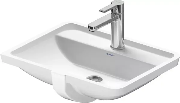 Lavoar Duravit Starck 3 0302490000, montare sub blat, 49 x 40 cm, dreptunghiular, Alb