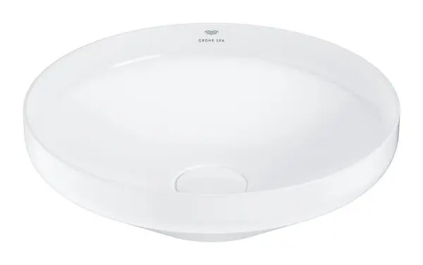 Lavoar Grohe Spa Airio 3995800H, montare pe blat, 450 x 450 mm, slim, porcelan, Alb