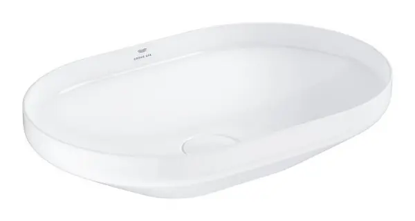 Lavoar Grohe Spa Airio 3996600H, montare pe blat, 600 x 400 mm, slim, porcelan, Alb