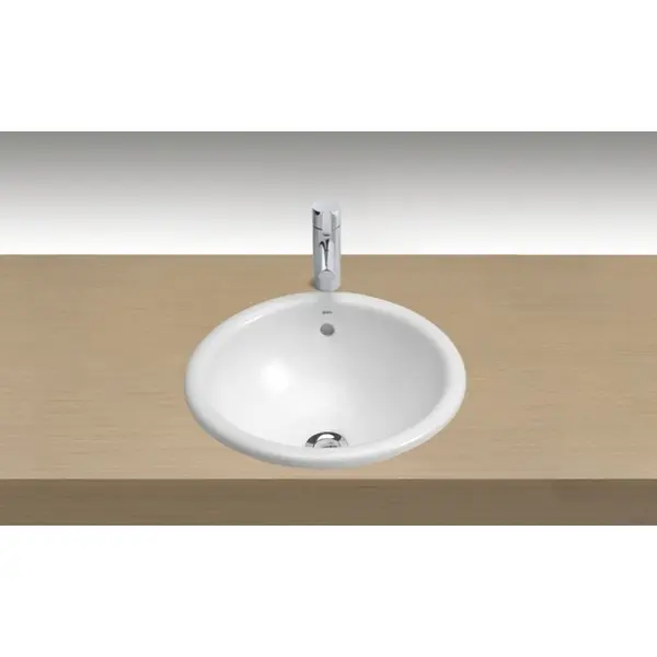 Lavoar incastrat alb 40 cm, rotund, Gala Jara