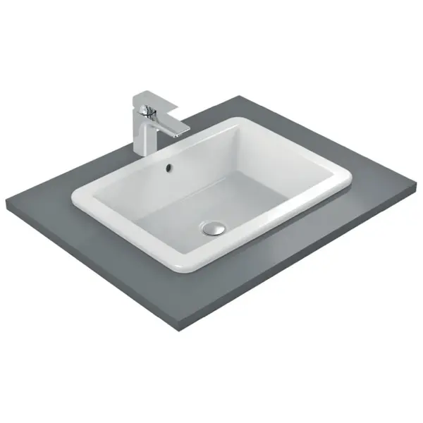 Lavoar incastrat alb 60 cm, dreptunghiular, Ideal Standard Strada