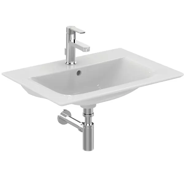 Lavoar incastrat alb 64 cm, dreptunghiular, Ideal Standard Connect Air