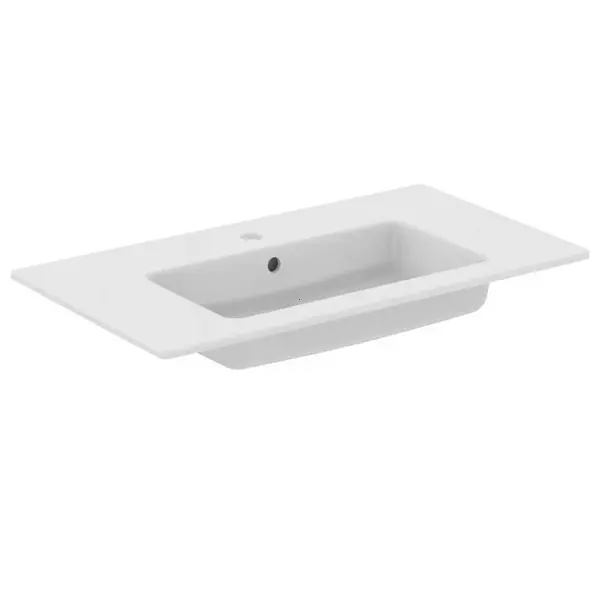 Lavoar incastrat alb 82 cm, dreptunghiular, Ideal Standard Tempo