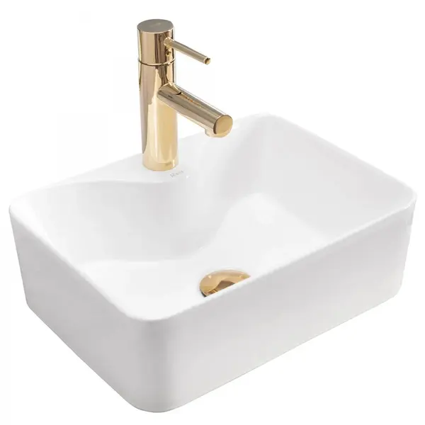 Lavoar Kelly Mini alb ceramica sanitara - 41 cm