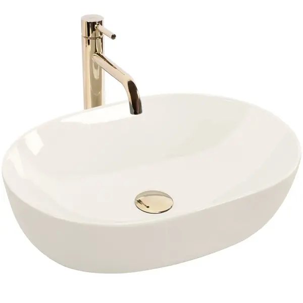 Lavoar Lisa ecru lucios L49 cm