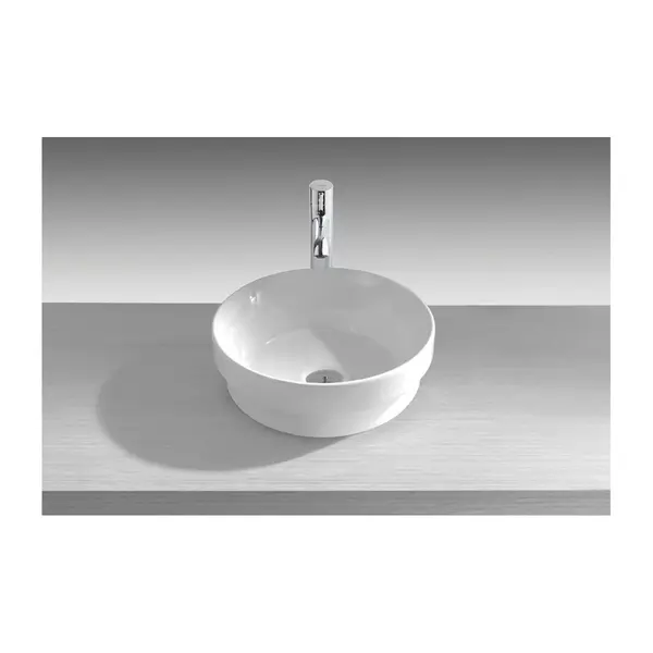 Lavoar pe blat alb 40 cm, rotund, Gala Circle