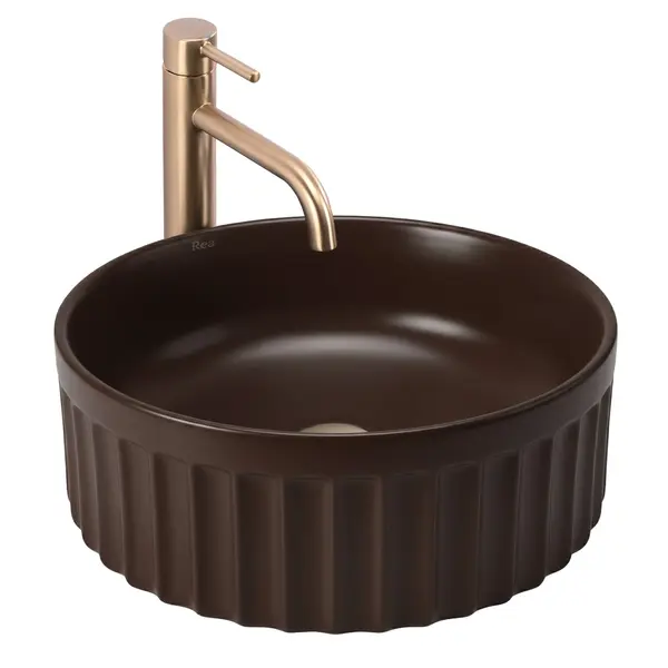 Lavoar pe blat DUO Espresso Matt
