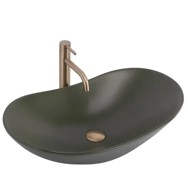 Lavoar pentru blat Rea Royal Olive Matt