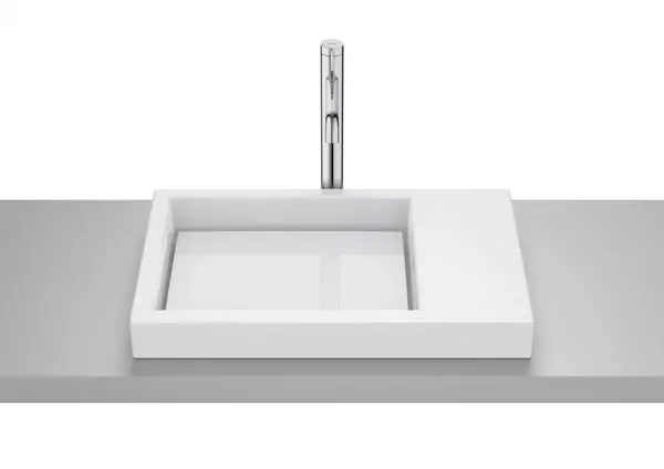 Lavoar Roca Horizon A32727500B, montare pe blat, 60 x 38 cm, Alb