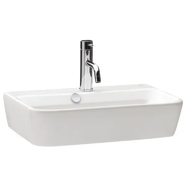 Lavoar suspendat alb 55 cm Gala Emma Compact