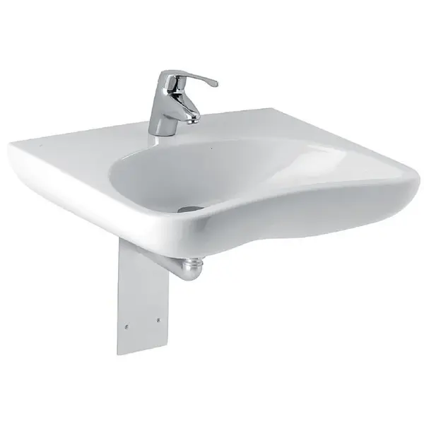 Lavoar suspendat alb 64 cm, cu set de fixare, Gala Blue 64 cm