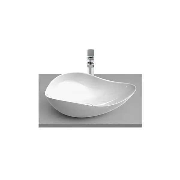 Lavoar tip bol Roca Ohtake A327A13000, 540 x 375 mm, montare pe blat, Alb