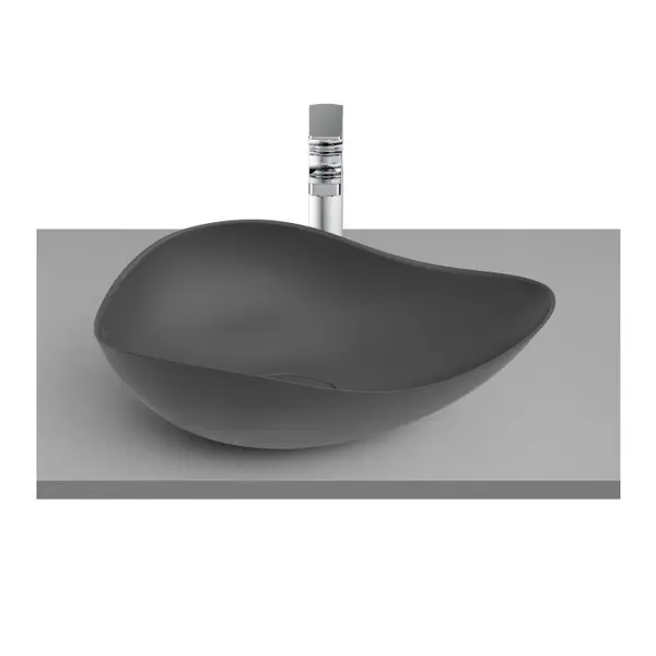 Lavoar tip bol Roca Ohtake A327A13640, 540 x 375 mm, montare pe blat, Antracit