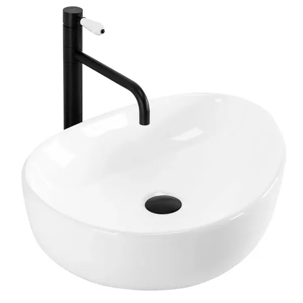 Lavoar Vanila alb L51 cm