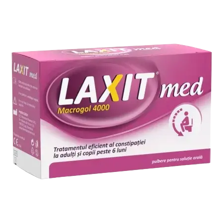 Laxativ sub forma de pulbere pentru solutie orala Laxit Med, 20 plicuri, Fiterman