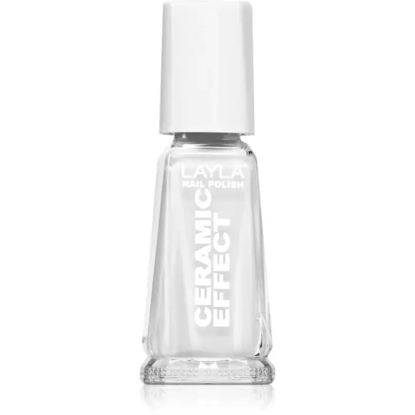 Layla Cosmetics Ceramic Effect lac de unghii culoare N.36 Pure White 10 ml