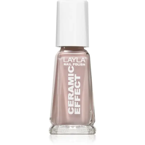 Layla Cosmetics Ceramic Effect lac de unghii culoare N. 69 Siky Beige 10 ml