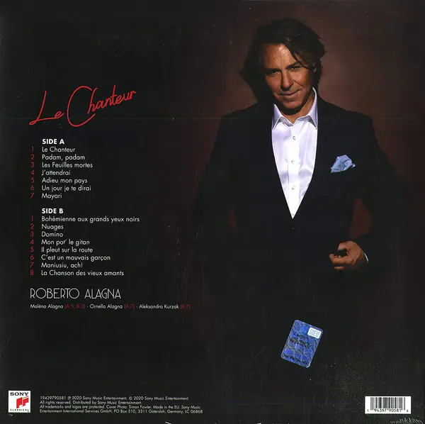 Le Chanteur - Vinyl | Roberto Alagna