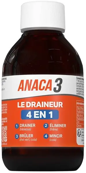 Le Draineur 4 en 1 Formulă pentru o greutate corporală optimă, 250 ml, Anaca3