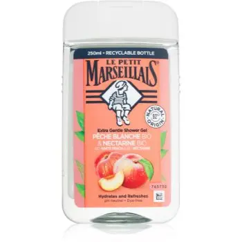 Le Petit Marseillais White Peach Bio & Nectarine Bio gel de duș mătăsos