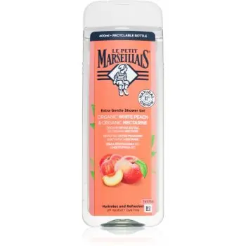 Le Petit Marseillais White Peach Bio & Nectarine Bio gel de duș mătăsos
