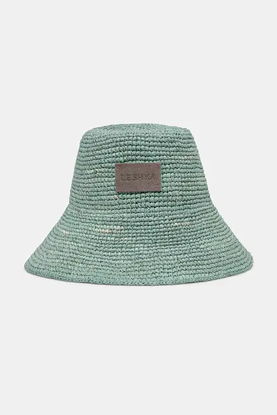 LE SH KA pălărie pentru femei împletită Blue Bucket Hat