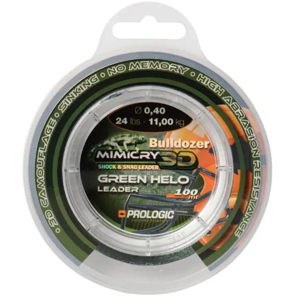 Leader Leader Mimicry Green Helo 0.60mm 21.3Kg 100M