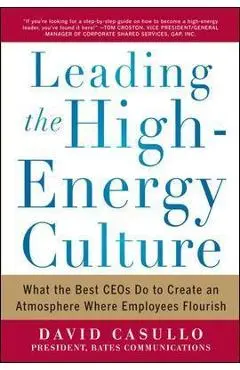 Leading the High Energy Culture: What the Best Ceos Do to Create an Atmosphere Where Employees Flourish - David Casullo