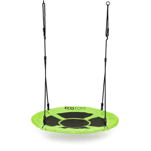 Leagan cuib Ecotoys, 150 kg, 100 cm, reglabil, verde KID066842, la doar 167,00 lei