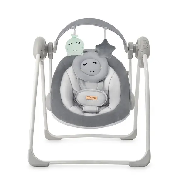 Leagan electric pentru bebelusi Momi Liss Grey