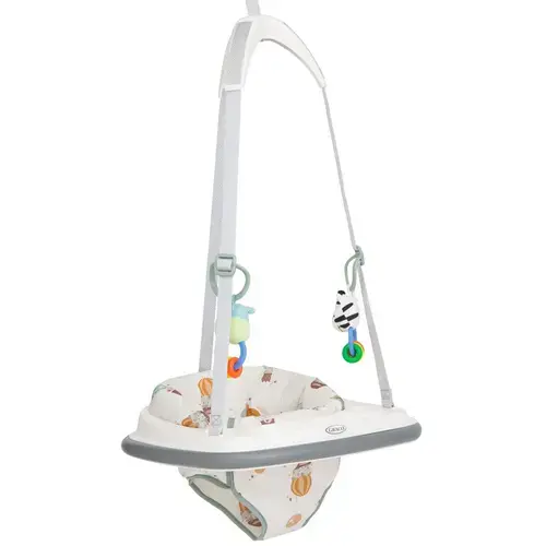 Leagan Graco Bumper jumper Up & Away, 6 - 12 luni, Alb