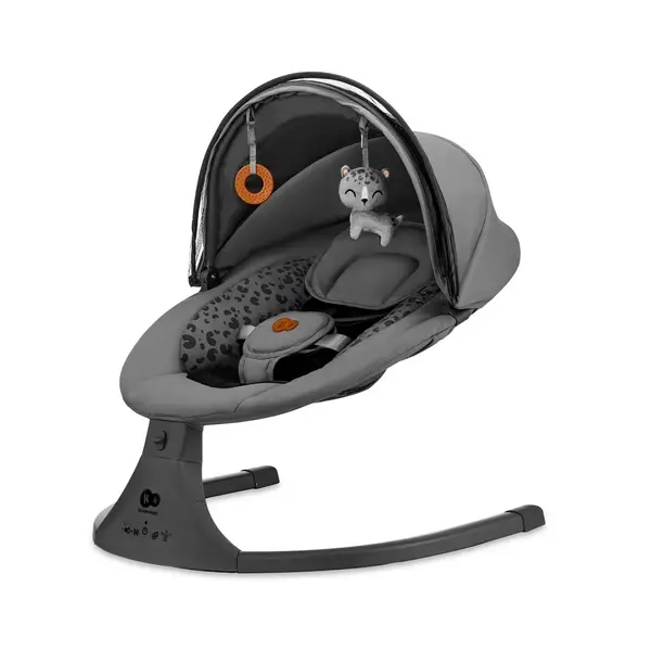 Leangan Kinderkraft Lumi, melodi, gri inchis KID925025, la doar 620,00 lei