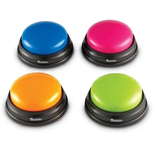 Learning Resources Buzzers (cu sunete pentru raspuns) - set 4 buc