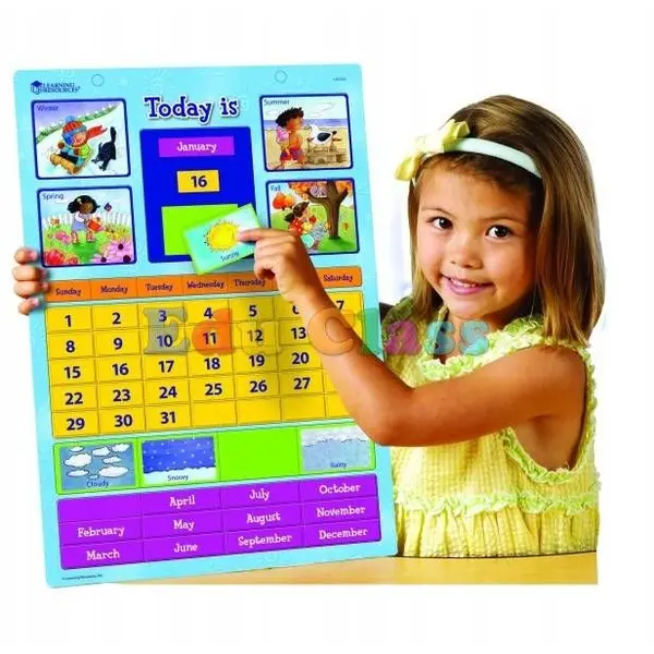Learning Resources Calendar educativ magnetic