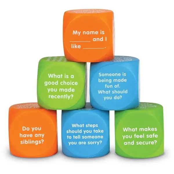 Learning Resources Cuburi pentru conversatii - Descoperim emotiile