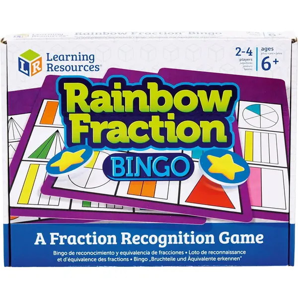 Learning Resources Joc bingo - Curcubeul fractiilor