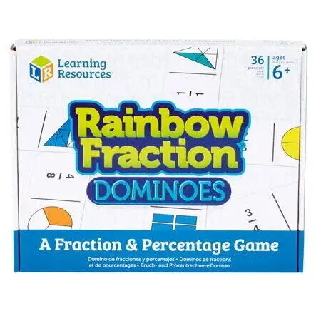 Learning Resources Joc domino - Curcubeul fractiilor