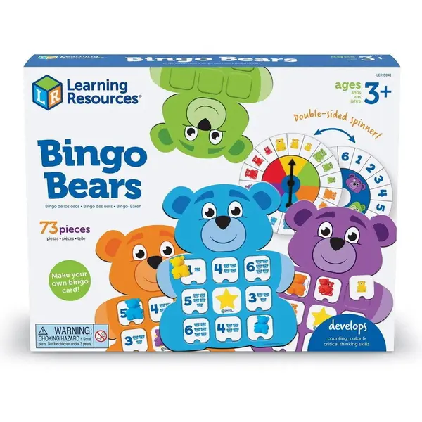 Learning Resources Primul meu joc de Bingo - Ursuletii veseli
