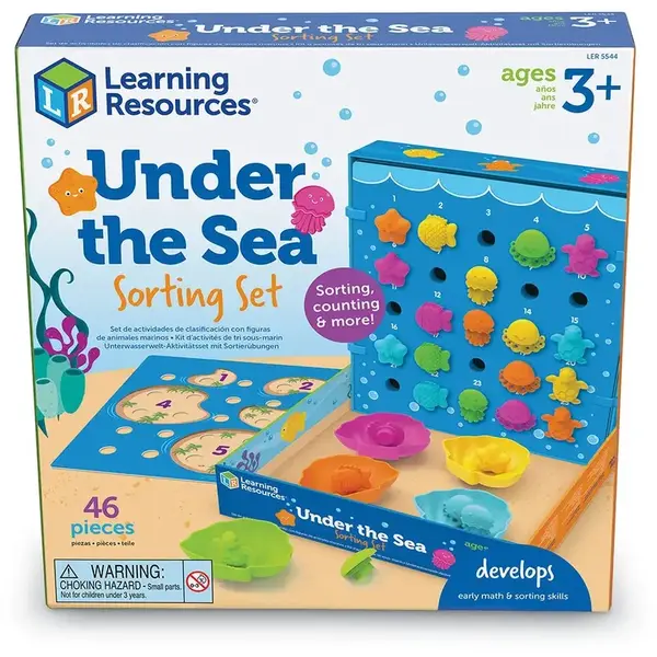Learning Resources Set sortat si numarat - Oceanul vesel