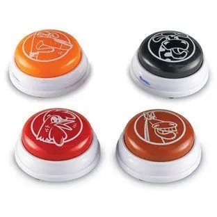 Learning Resources Sonerii pentru raspuns - animale - set 4 buc