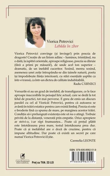 Lebada in zbor | Viorica Petrovici